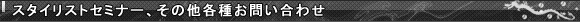�X�^�C���X�g�Z�~�i�[�A���̑��e�킨�₢���킹